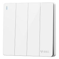 公牛（BULL） G12K412 面板开关 86*86mm  (单位：个 )象牙白