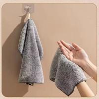 艾逸瑶选 JQ-0110 逸洁珊瑚绒多功能清洁巾 30*30cm 灰色 5片/袋 新旧包装随机发货 (单位:袋)