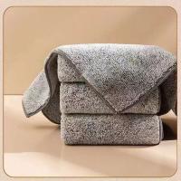 艾逸瑶选 JQ-0110 逸洁珊瑚绒多功能清洁巾 30*30cm 灰色 5片/袋 新旧包装随机发货 (单位:袋)