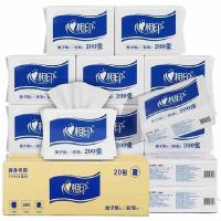 心相印（Mind Act Upon Mind） CS001 擦手纸 单层三折 225mm*215mm 200抽/包  (单位：箱 )