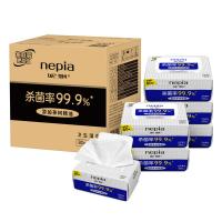 妮飘 99%杀菌 卫生湿巾 150mm*200mm 白色 80抽*6包 (单位:组)