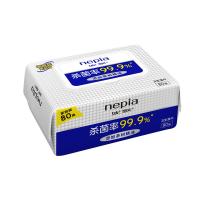 妮飘 99%杀菌 卫生湿巾 150mm*200mm 白色 80抽*6包 (单位:组)