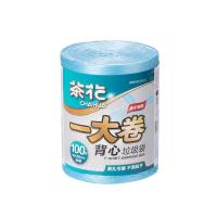 茶花（CHAHUA） 302003 背心手提加厚垃圾袋 45*50cm 100只/卷（单位：卷）