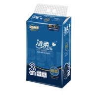洁柔（C&S） 面巾软抽纸 大规格2层 195*133mm/抽*200抽/包*3包 (单位:提)