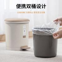 茶花（CHAHUA） 1501 带盖脚踏式垃圾桶 32*33*27cm （单位:个） 棕彩色