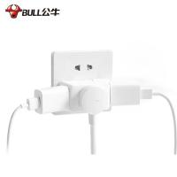 公牛（BULL） GN-A221 电源转换器 一转三 3位无线转换插座 白色 (单位:个)