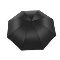 天堂 30965DLN 全遮光防晒晴雨伞 加大三折 黑色 (单位:把)
