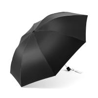 天堂 30965DLN 全遮光防晒晴雨伞 加大三折 黑色 (单位:把)