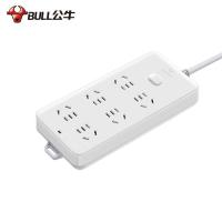 公牛（BULL） GN-109K （新） 单控六联插座 3米 白色