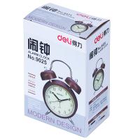 得力（deli） 9025 闹钟 8.2*15.5cm（单位：只）混色