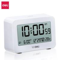 得力（deli） 8839 多功能电子闹钟 92*62*33mm（单位：只）白色