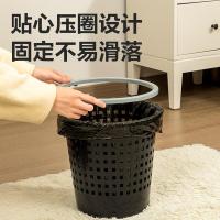 得力（deli） PG306 垃圾桶 287*286mm 黑色 (单位:个)