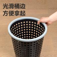 得力（deli） PG306 垃圾桶 287*286mm 黑色 (单位:个)