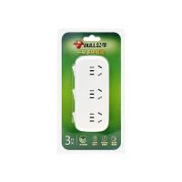 公牛（BULL） GN-9333 一转三电源转换插座 10A （单位：个) 白色，新老包装随机发货
