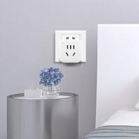公牛（BULL） GN-901G 电源转换器 适用于德国 白色  便携 (单位:个)