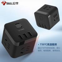 公牛（BULL） GN-U303H 插座 1.5m 3USB接口+3插孔(单位：个) 黑色