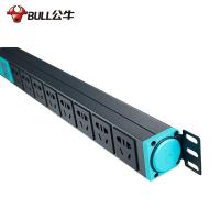 公牛（BULL） GNE-1080 机柜插座 10A 3米 2500W以内 (单位：个) 蓝黑色