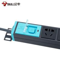 公牛（BULL） GNE-1080 机柜插座 10A 3米 2500W以内 (单位：个) 蓝黑色