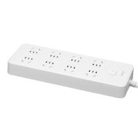 齐心（COMIX） PCP-WZ828 延长线插座 8位40孔 3米 （单位：个) 白色 新老包装随机发货