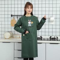 北之南 BZN-WQ2403100 围裙 棉麻棉布材质 尺寸70*68CM 防水贴膜纯色罩衣 （单位：个） 混色