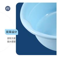 斯弥儿 双耳塑料盆 SMR-05CFGJ 37.5*13.7*28cm (单位:个) 蓝色、粉色、绿色、紫色颜色随机