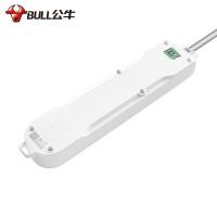 公牛（BULL） GN-601 单控四联插座 1.8米 白色 新老包装随机发货 (单位:个)