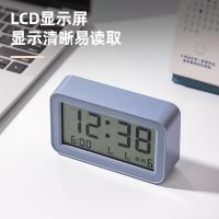 得力（deli） LE102 简约闹钟 LCD（单位：台）蓝色