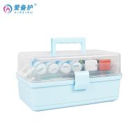 爱备护 ABH-J003A 家庭医疗药箱应急用医疗箱  含22种38件 （单位：套）蓝色+透明
