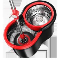 家杰优品 JJ-A6 旋转拖把 拖把112*30cm*5cm 桶39*20*22cm (单位：套）黑色