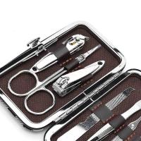四万公里 SW3402 指甲刀套装 7件套 10.8*6.3cm（单位：件）白格纹