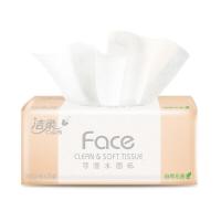 洁柔（C&S） 粉Face 纸巾 3层*120抽/包*20包/箱 M号 （单位:箱）