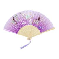 得印（befon） 2843 折叠扇 6寸 紫色 (单位:个)