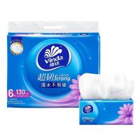 维达（Vinda） V2239 超韧软包抽取式面巾纸 3层 130抽 6包/提  (单位：提 )