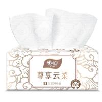 心相印（Mind Act Upon Mind） 尊享云柔系列抽纸 DT90 190*132mm*3层*90抽*3包 (单位:提)