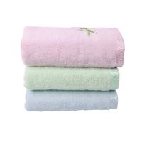 天琴（TISEN）TQ-Y84 竹纤维素色毛巾3条装 32*70cm(单位：组）随机颜色组合发货