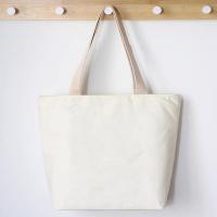 熙布集 W12 可定制帆布手提袋 30*36cm (单位: 个)白色 可定制logo 起订量200个