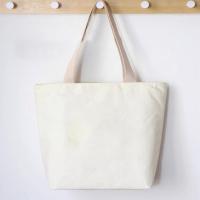熙布集 W12 可定制帆布手提袋 30*36cm (单位: 个)白色 可定制logo 起订量200个