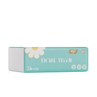 心相印（Mind Act Upon Mind） DT100柔小芸 向阳雏菊三层塑装面巾纸 S码 100抽/包 4包/提 (单位: 提)