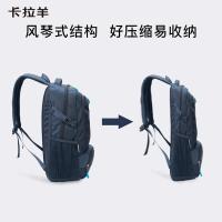 卡拉羊 CX5566 经典款休闲双肩包 42L(单位：个) 黑色