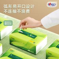 心相印（Mind Act Upon Mind） 茶语丝享M码 抽纸 纸巾 3层150抽*24包 绿色（单位：箱）