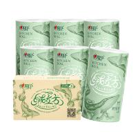 心相印（Mind Act Upon Mind） 绒立方厨房卷纸 厨房纸巾 85节*6粒 绿色（单位：箱）
