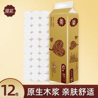 漫花 无香型 无芯卷纸 118mm*134mm/节 12卷/提 (单位:提)