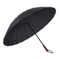 美度（MAYDU） M6003 雨伞 实木柄24骨超大雨伞 商品毛重：0.6kg 雨伞折数：直杆伞 (单位：把) 黑色