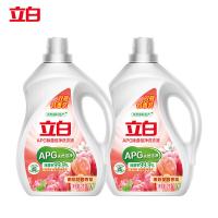 立白（Liby） APG除菌倍净 洗衣液 2kg*2 白色（单位：箱）