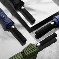美度（MAYDU） M7003 长柄高密碰击布晴雨伞 24骨（单位：把）雾霾蓝