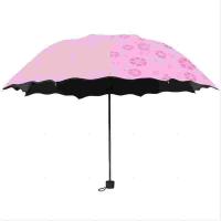 甠焓 遇水花开反向黑胶 晴雨伞 55cm*8k 彩色（单位：把)