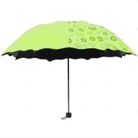 甠焓 遇水花开反向黑胶 晴雨伞 55cm*8k 彩色（单位：把)