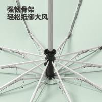 美度（MAYDU） M3362 三折晴雨伞 58.5cm*10K/105cm 雅致黑色 (单位:把)