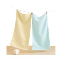 红秀世纺 SF2403-D001 素色绘梦面巾两件套 30*70cm*2 （单位：套）