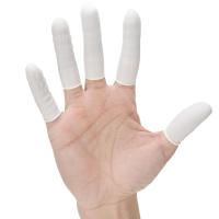伏兴 FX520 一次性乳胶手指套 均码 500g 约900只/包(单位：包) 乳白色